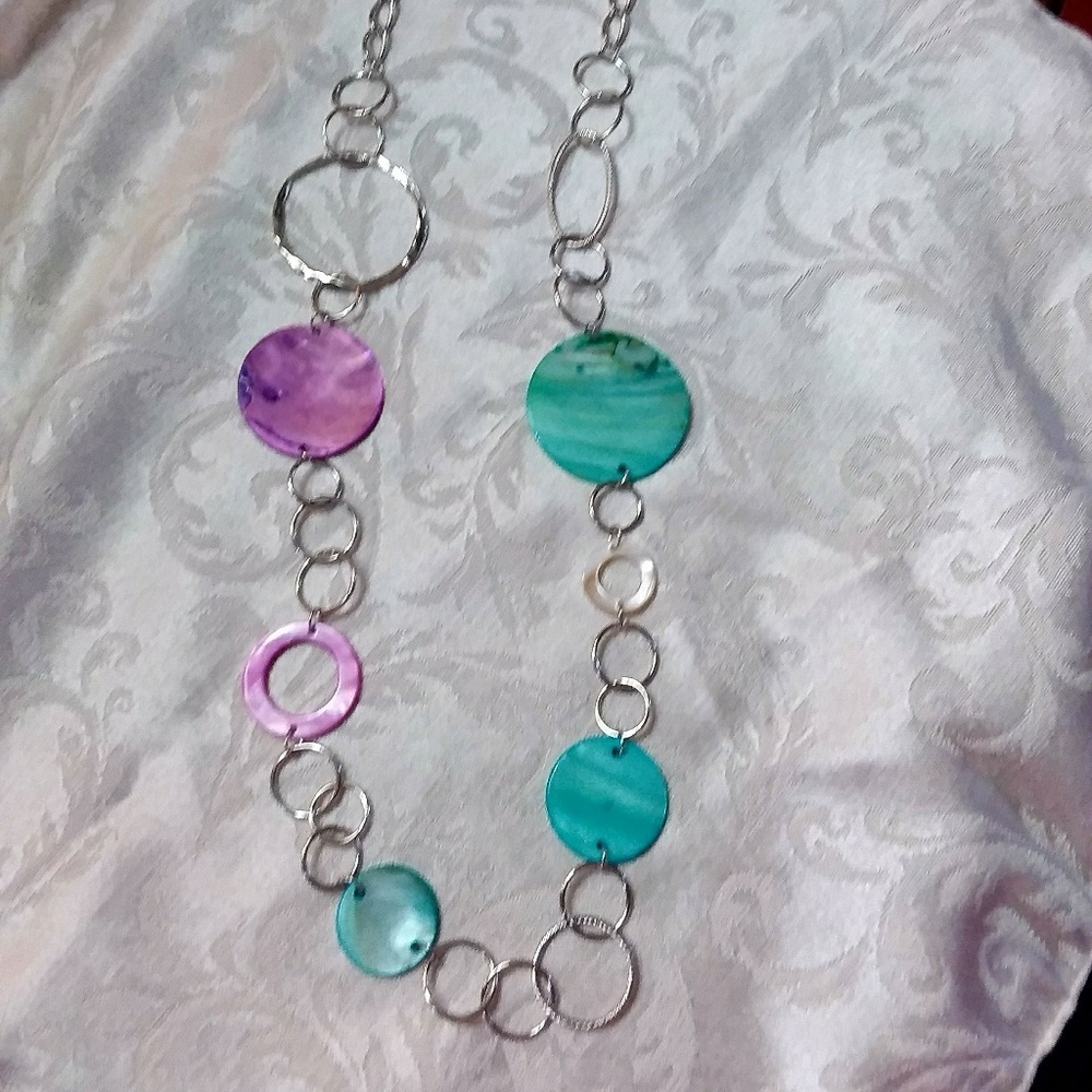 Circle chain necklace - Picture 3 of 6